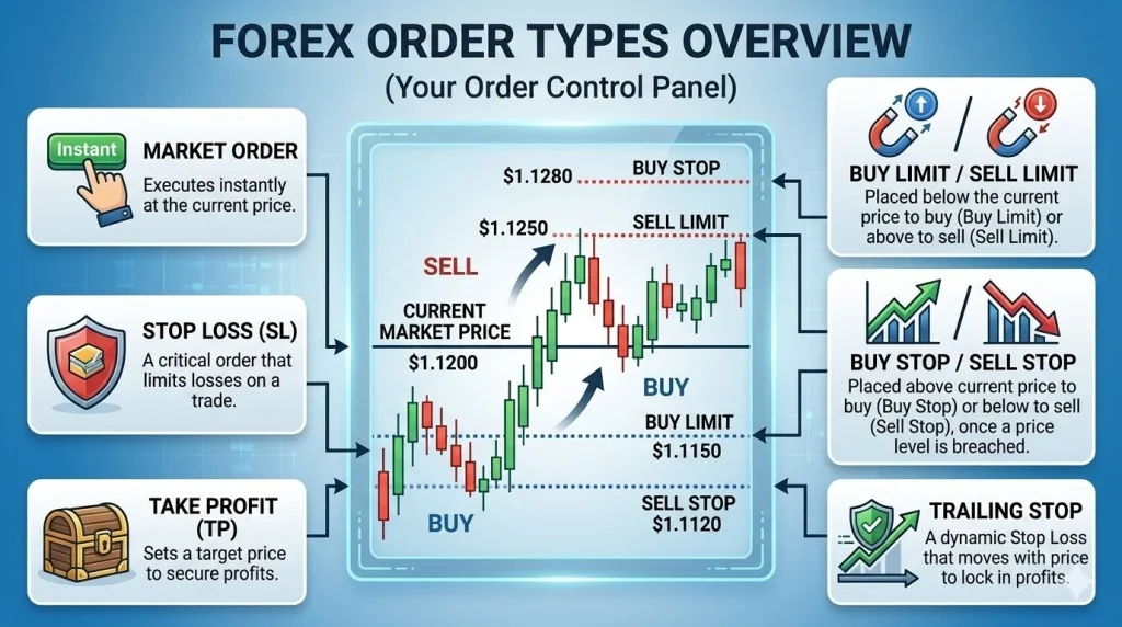 Book 1 Chapter 8 Types of Orders forex order types overview