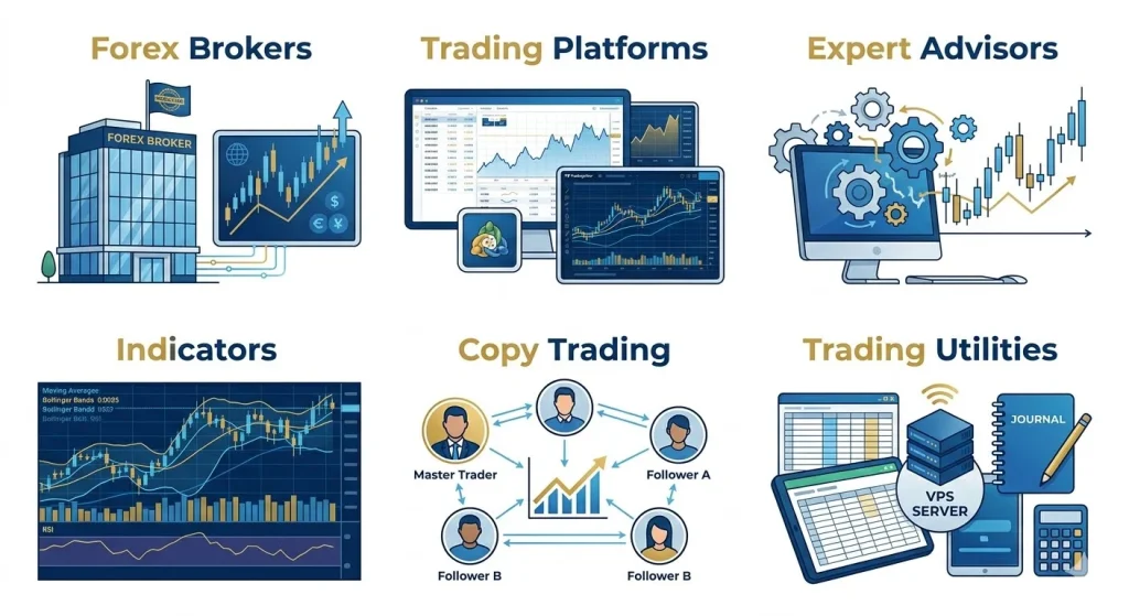 Trading Tool & Broker Review Policy what we review